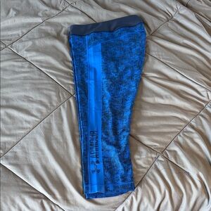 Under Armour Women Blue sport Leggings US 14